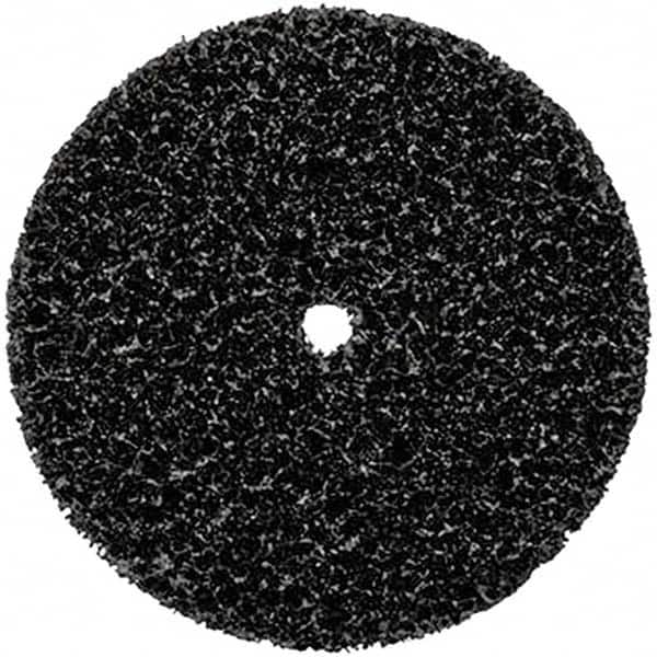 Deburring Disc: 6" Dia, 1/2" Hole, Very Coarse Grade, Silicon Carbide