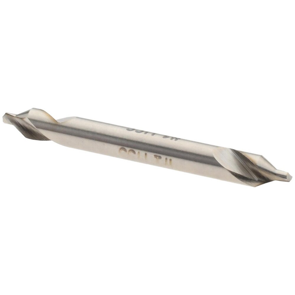 Combo Drill & Countersink: #1, 1/8" Body Dia, High Speed Steel