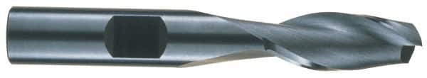 RobbJack NR-204-14 Square End Mill: 7/16 Dia, 1 LOC, 7/16 Shank Dia, 2-3/4 OAL, 2 Flutes, Solid Carbide 