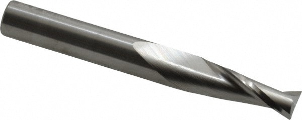 RobbJack NR-204-09 Square End Mill: 9/32 Dia, 3/4 LOC, 5/16 Shank Dia, 2-1/2 OAL, 2 Flutes, Solid Carbide Image