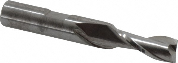 RobbJack NR-204-11 Square End Mill: 11/32 Dia, 13/16 LOC, 3/8 Shank Dia, 2-1/2 OAL, 2 Flutes, Solid Carbide Image