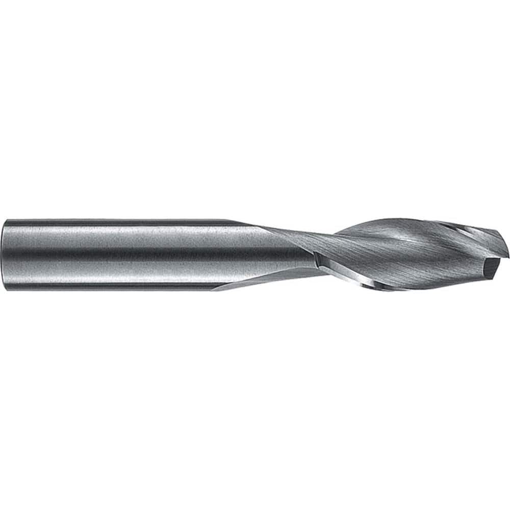 RobbJack NR-204-02.5 Square End Mill: 5/64 Dia, 1/4 LOC, 1/8 Shank Dia, 1-1/2 OAL, 2 Flutes, Solid Carbide 