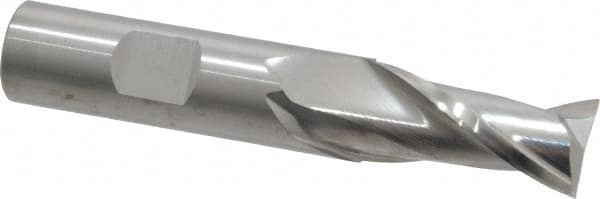 RobbJack NR-204-20 Square End Mill: 5/8 Dia, 1-1/4 LOC, 5/8 Shank Dia, 3-1/2 OAL, 2 Flutes, Solid Carbide 