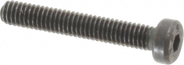 Value Collection 531054PR Low Head Socket Cap Screw: M4 x 0.7, 25 mm Length Under Head, Low Socket Cap Head, Hex Socket Drive, Alloy Steel, Black Oxide Finish Image