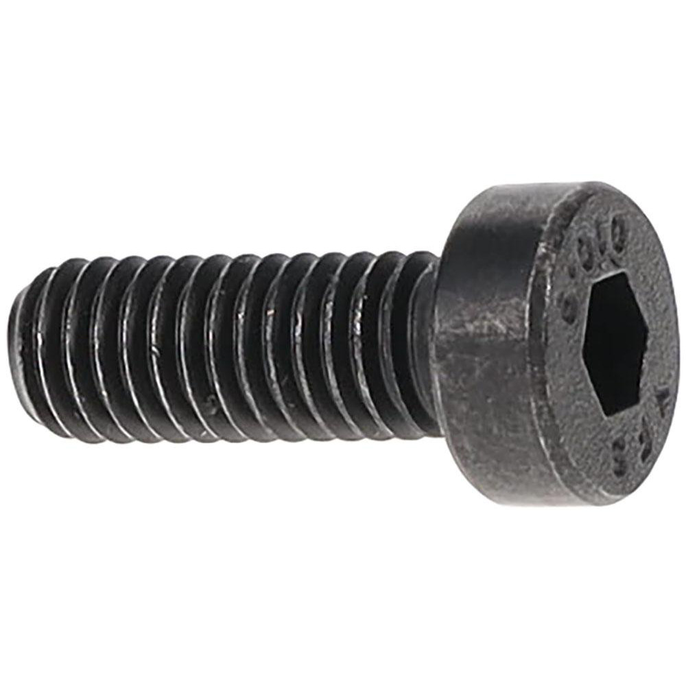 Low Hex Socket Cap Screw: M6x1, 16.00 mm Length Under Head, Alloy Steel, Black Oxide Finish - Fully Threaded, 4.00 mm Hex, SIP 147