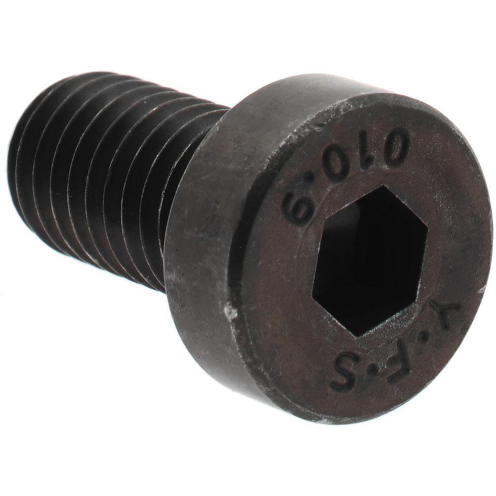 Low Hex Socket Cap Screw: M8x1.25, 16.00 mm Length Under Head, Alloy Steel, Black Oxide Finish - Fully Threaded, 5.00 mm Hex, SIP 147