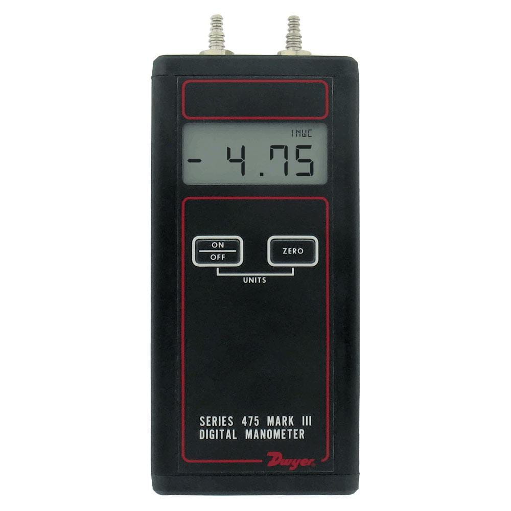 Dwyer 475-2-FM 11 Max psi, 0.5% Accuracy, Handheld Digital Manometer Image