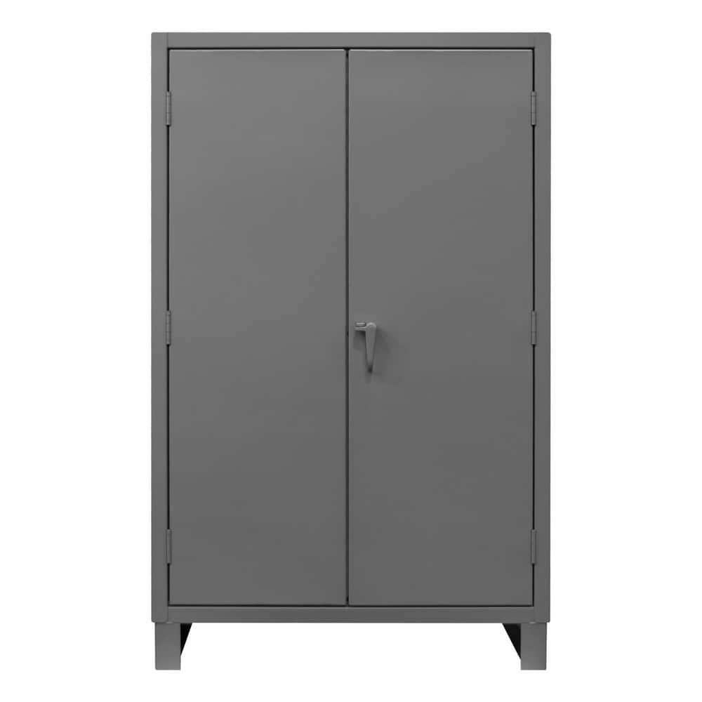 Durham HDC-244878-4S95 Locking Steel Storage Cabinet: 48" Wide, 24" Deep, 78" High 