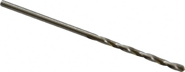 Mechanics Drill Bit: 1/16" Dia, 1180, High Speed Steel, Straight-Cylindrical Shank, Standard Point