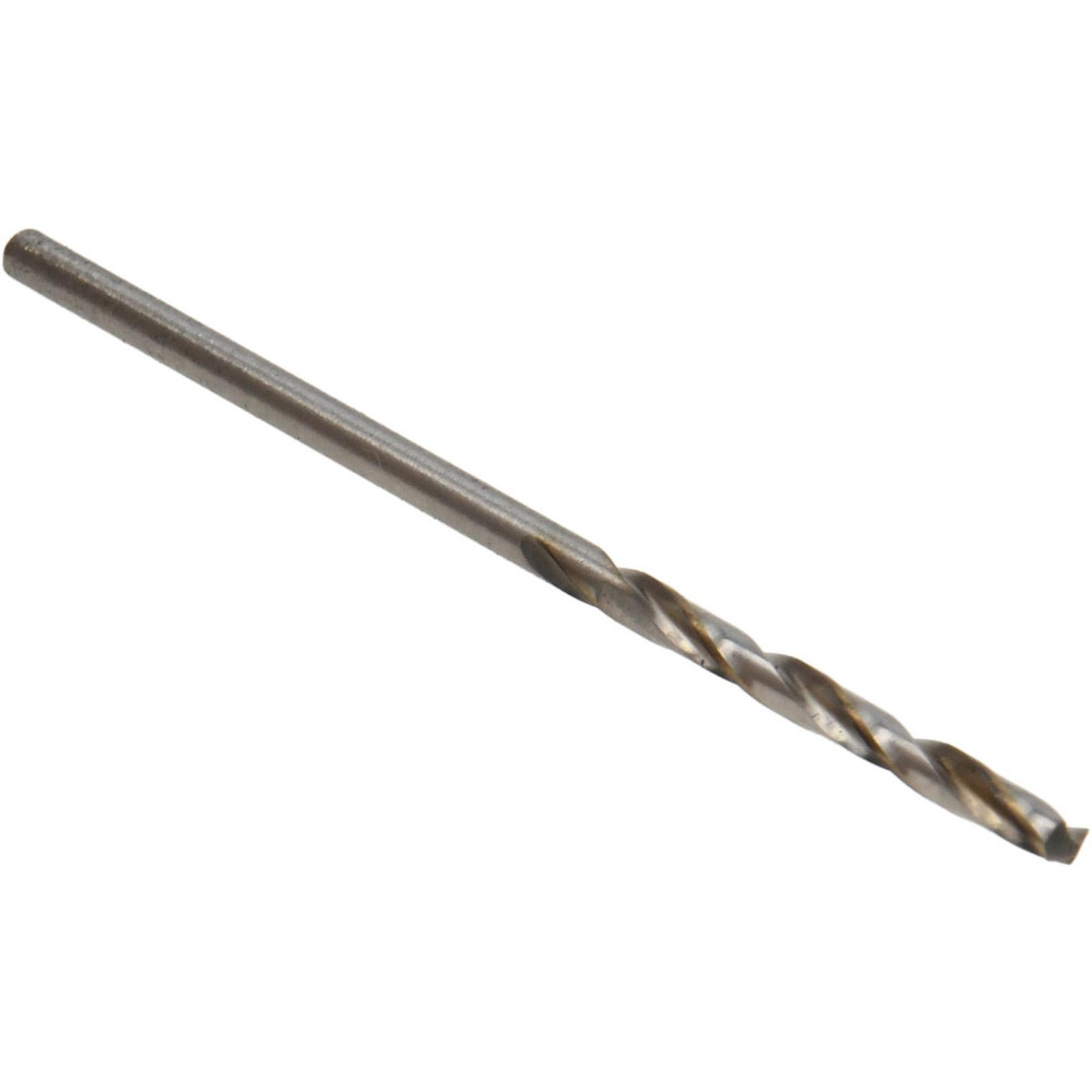 Mechanics Drill Bit: 5/64" Dia, 118 ° Point, High Speed Steel, Straight-Cylindrical Shank, Standard Point