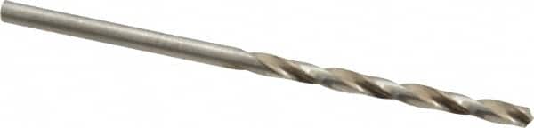 Mechanics Drill Bit: 7/64" Dia, 1180, High Speed Steel, Straight-Cylindrical Shank, Standard Point