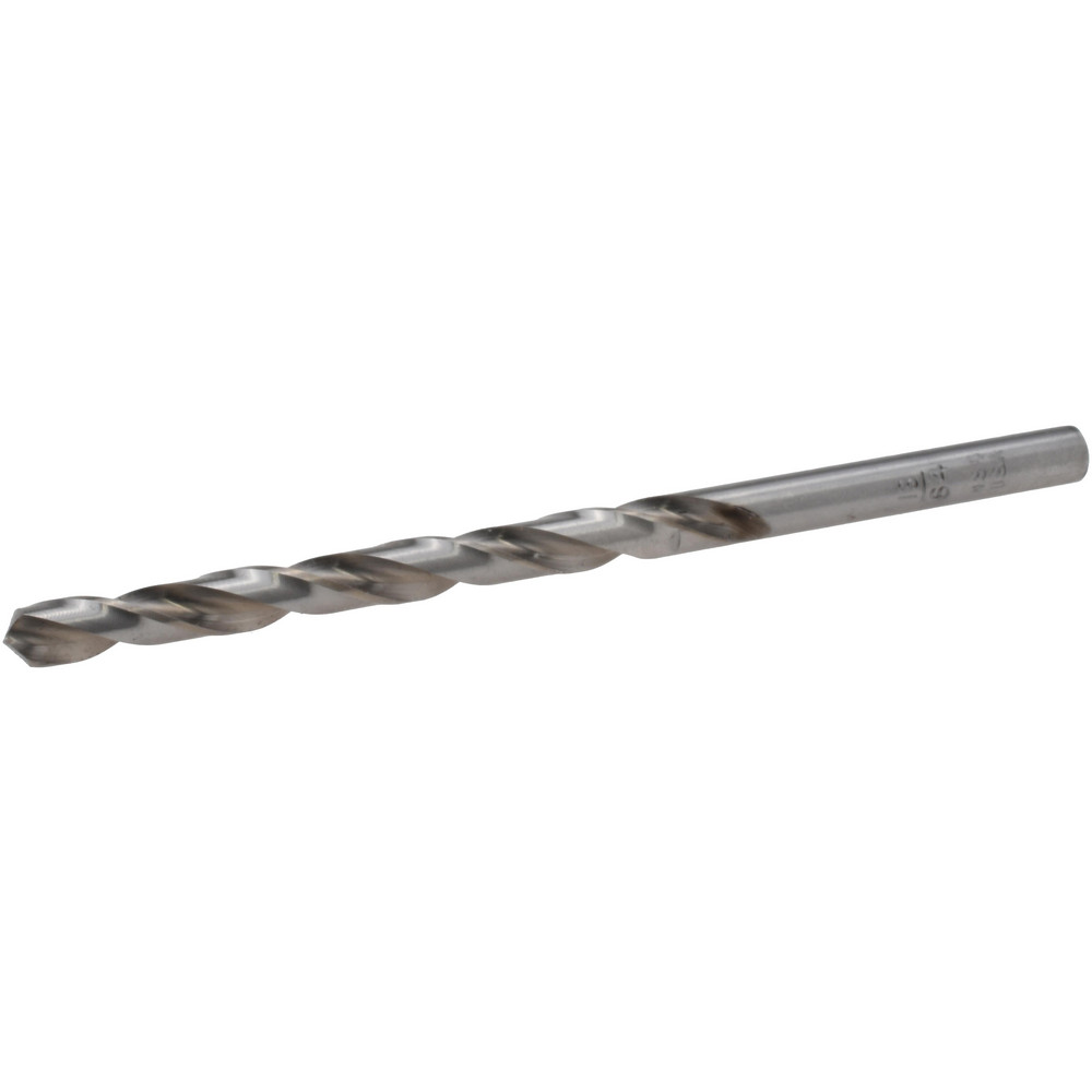 Mechanics Drill Bit: 13/64" Dia, 118 ° Point, High Speed Steel, Straight-Cylindrical Shank, Standard Point