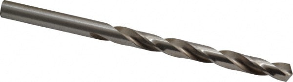 Mechanics Drill Bit: 1/4" Dia, 1180, High Speed Steel, Straight-Cylindrical Shank, Standard Point