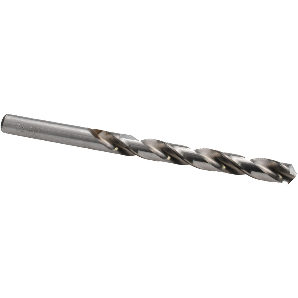 Mechanics Drill Bit: 5/16" Dia, 118 ° Point, High Speed Steel, Straight-Cylindrical Shank, Standard Point