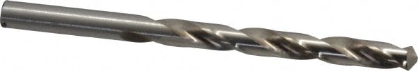 Mechanics Drill Bit: 21/64" Dia, 1180, High Speed Steel, Straight-Cylindrical Shank, Standard Point