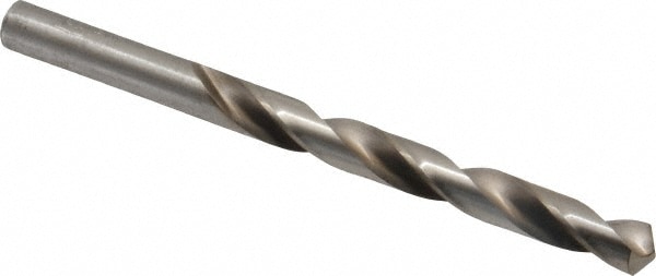 Mechanics Drill Bit: 23/64" Dia, 1180, High Speed Steel, Straight-Cylindrical Shank, Standard Point