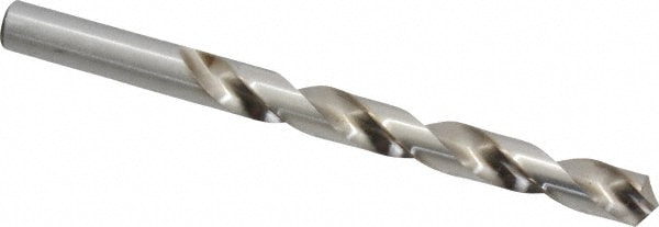 Mechanics Drill Bit: 13/32" Dia, 1180, High Speed Steel, Straight-Cylindrical Shank, Standard Point