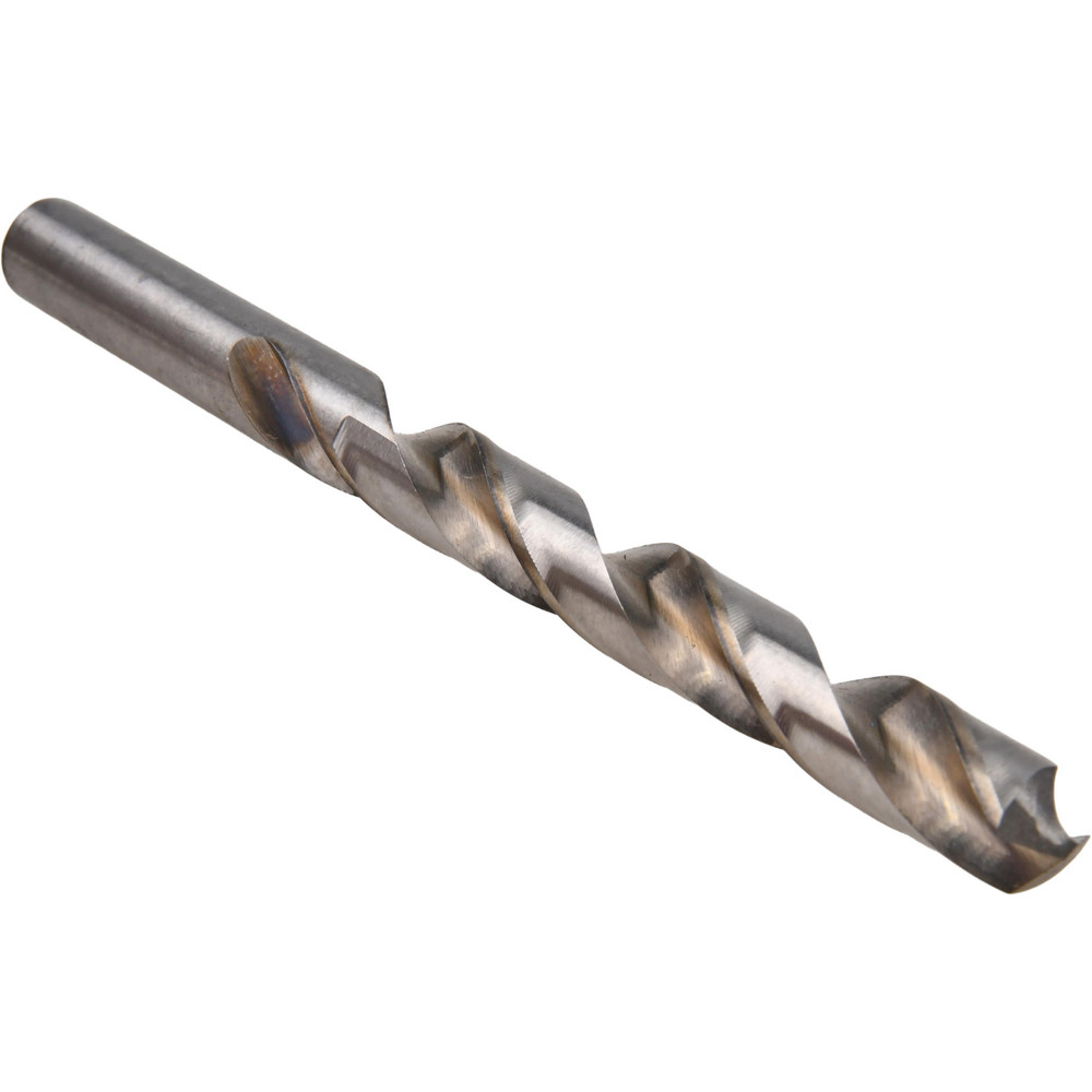 Mechanics Drill Bit: 27/64" Dia, 118 ° Point, High Speed Steel, Straight-Cylindrical Shank, Standard Point