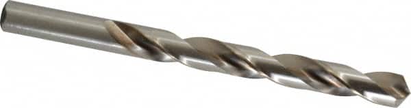 Mechanics Drill Bit: 15/32" Dia, 1180, High Speed Steel, Straight-Cylindrical Shank, Standard Point