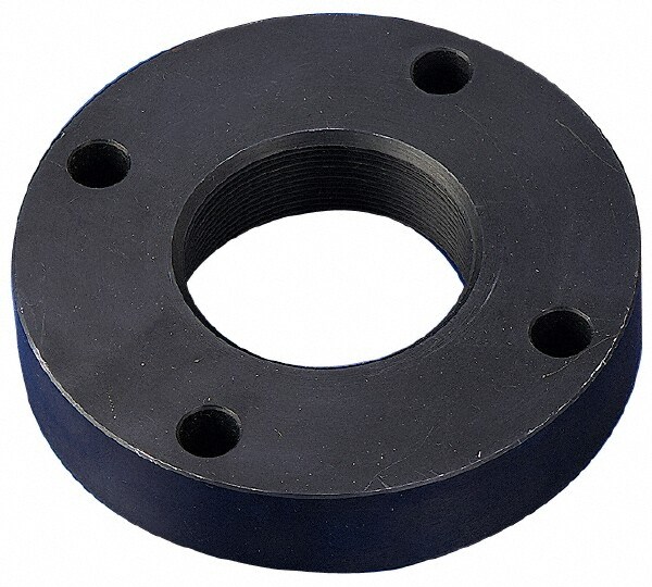 Trapezoidal Precision Acme Mounting Flanges; Internal Thread Size: M15x1.0 ; Flange Outside Diamete (mm): 42 ; Flange Thickness (mm): 11 ; Material: Mild Steel ; For Bar Size (TR/mm): 10 (mm); Finish/Coating: Black Oxide