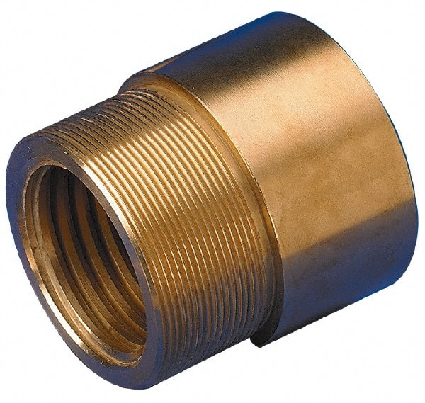 0.68" Long, 0.62" High, 0.38" Thread Length, Bronze, Right Hand, Round, Precision Acme Nut
