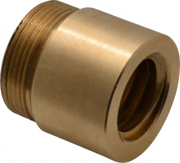 1-1/2" Long, 1-1/2" High, 1/2" Thread Length, Bronze, Right Hand, Round, Precision Acme Nut