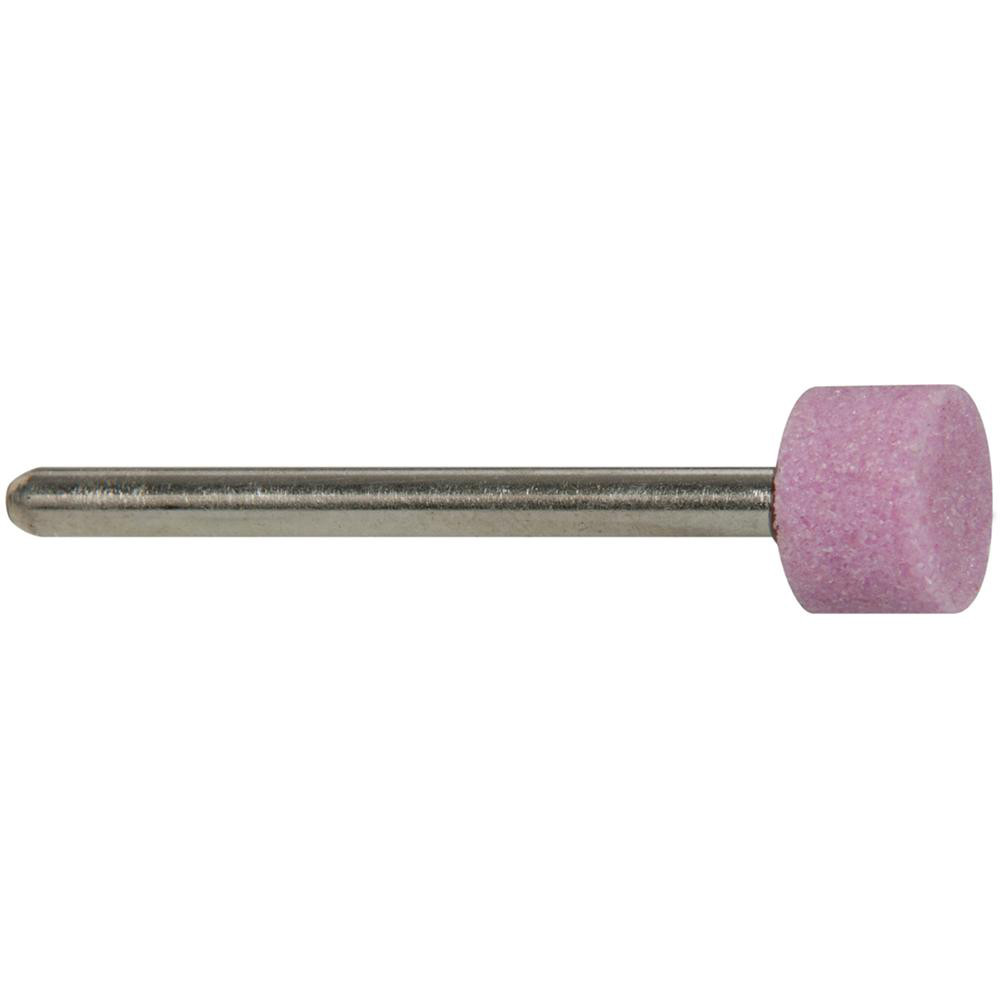 Mounted Point: 1/4" Thick, 1/8" Shank Dia, W174, 80 Grit, Medium