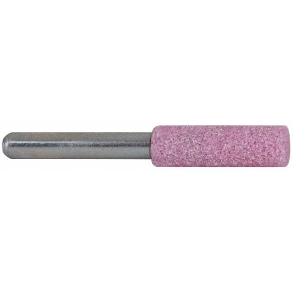 Mounted Point: 1-1/4" Thick, 1/4" Shank Dia, W179, 60 Grit, Medium