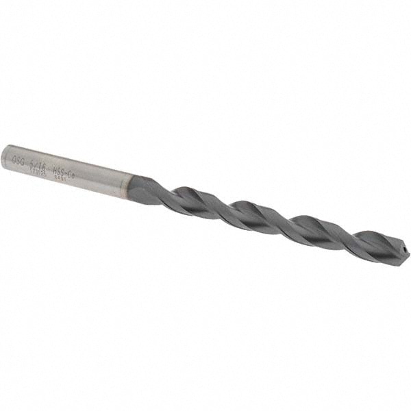 OSG 17312508 Jobber Length Drill Bit: 0.3125" Dia, 130 °, High Speed Steel Image