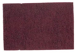 Hand Sanding Pad:  9 x 6", Aluminum Oxide, Super Fine Grade,