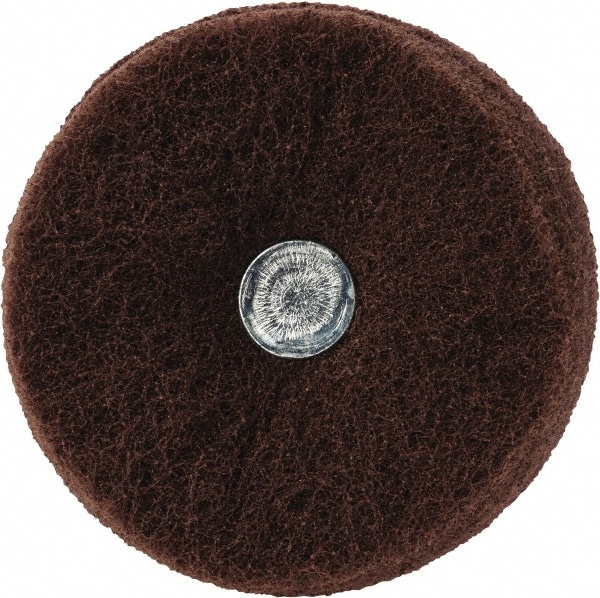 Mounted Flap Wheel: 3" Dia, 1" Face Width, Aluminum Oxide