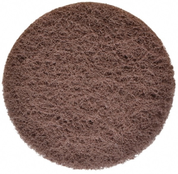 Quick-Change Disc: TSM, 3" Dia, Aluminum Oxide, Non-Woven