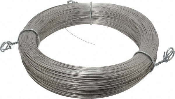 Music Wire Coil: 302 & 304 Stainless Steel, 0.016" Dia, 1,465' Long