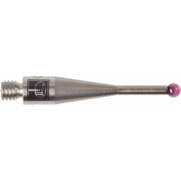 Renishaw A-5000-3552 CMM Ball Stylus: 0.0787" Ball Dia, M3 Thread, 0.8268" OAL 