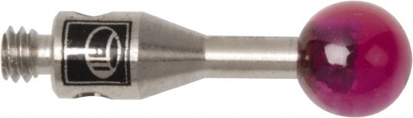 CMM Ball Stylus: 4 mm Ball Dia, 10 mm OAL, M2