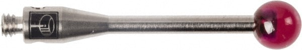 Renishaw A-5000-4161 CMM Ball Stylus: 0.1575" Ball Dia, M2 Thread, 0.7874" OAL 