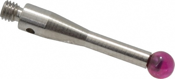 CMM Ball Stylus: 4 mm Ball Dia, 21 mm OAL, M3