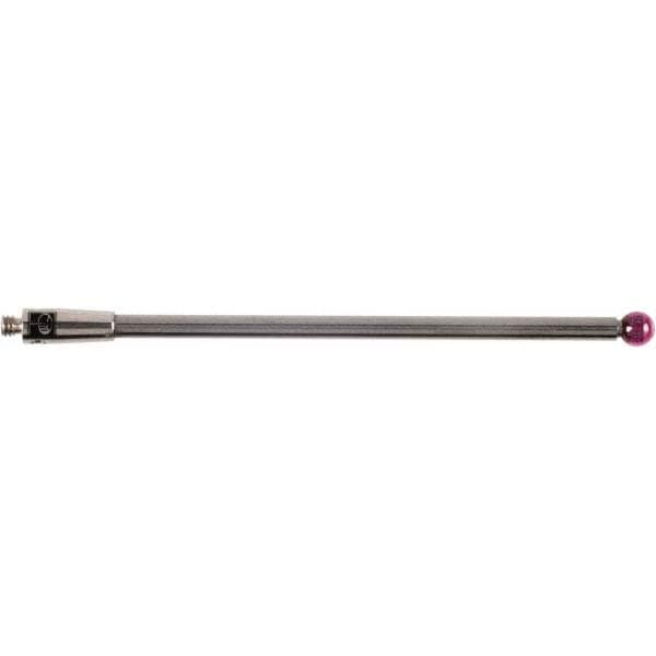 Renishaw A-5003-0042 CMM Ball Stylus: 0.1181" Ball Dia, M2 Thread, 1.9685" OAL 