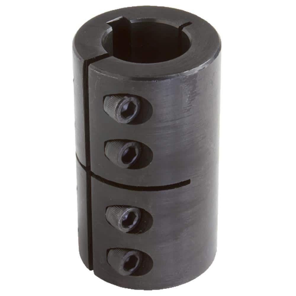 Climax Metal Products MISCC-09-09-KW 9mm Inside x 24mm Outside Diam, One Piece Split Clamping Collar with Keyway 