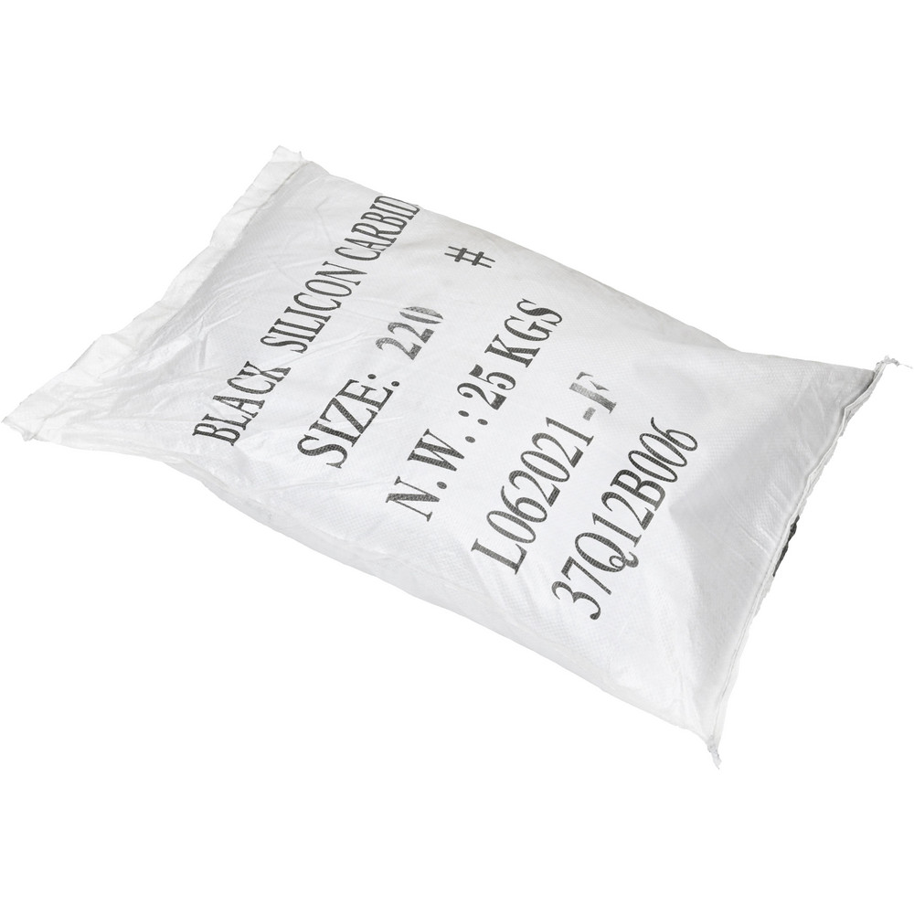 Abrasive Blasting Media:  Fine Grade,  Angular,  Silicon Carbide - 220Grit,  55.00 Lb,  Box