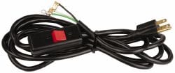 Gast AA896 Air Compressor Power Cord Assembly: 10 QAL, Use with Gast Vacuum Pump Image