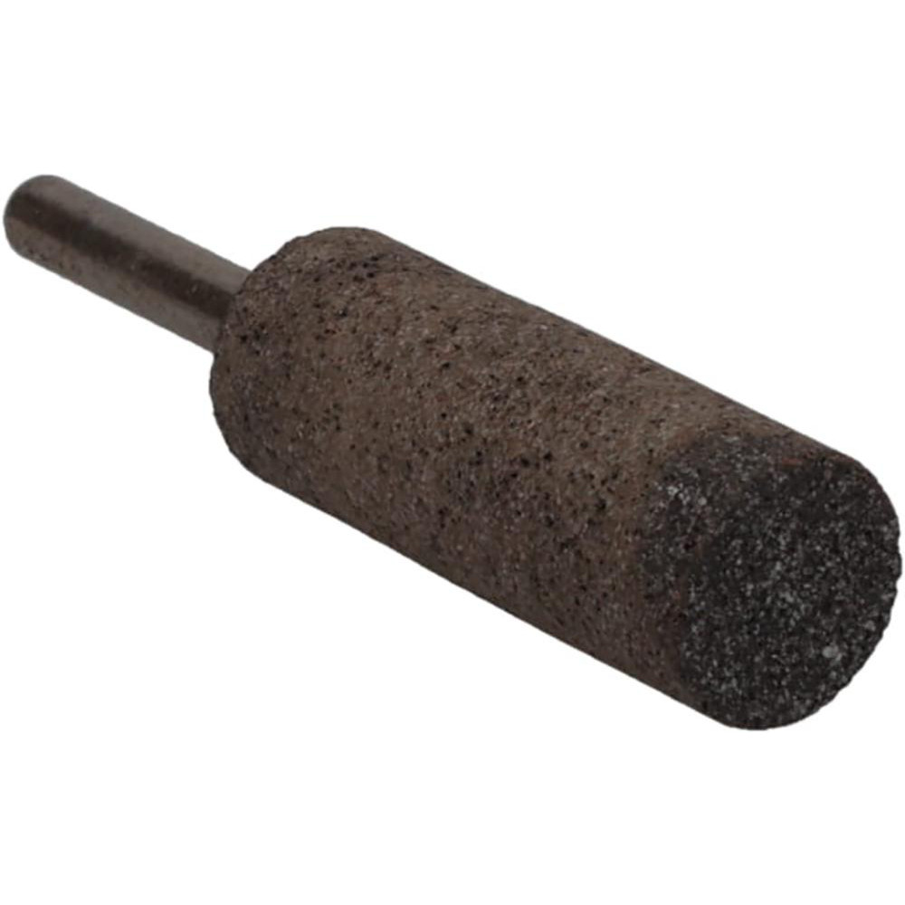 Mounted Point: 2" Thick, 1/4" Shank Dia, W208, 36 Grit, Very Coarse