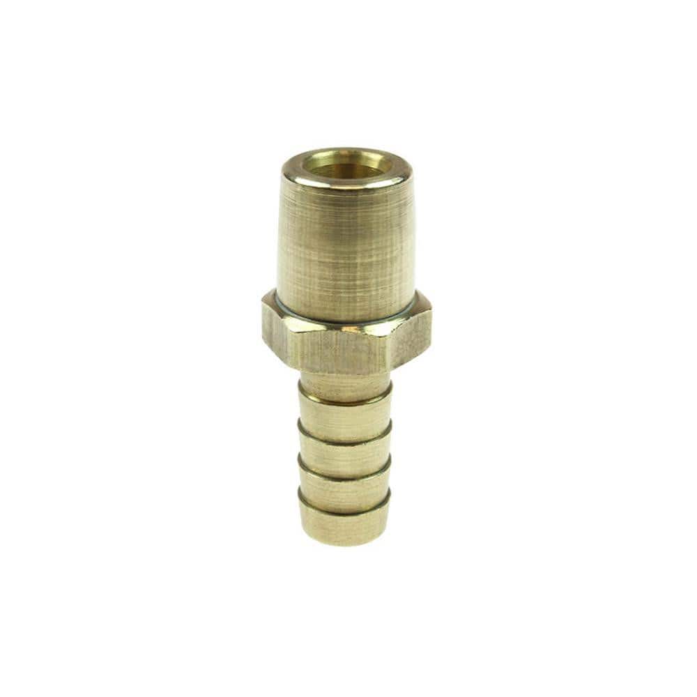 Acme | Coilhose Pneumatics Closed Check Brass Air Chuck - Straight Push On Chuck, 1/4 Barbed | Part #A814-4H