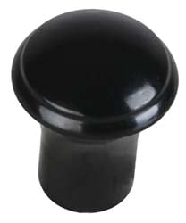 21/32" Head Diam, 8-32 Hole, 3/4" High, Phenolic, Female Insert, Push Pull Knob