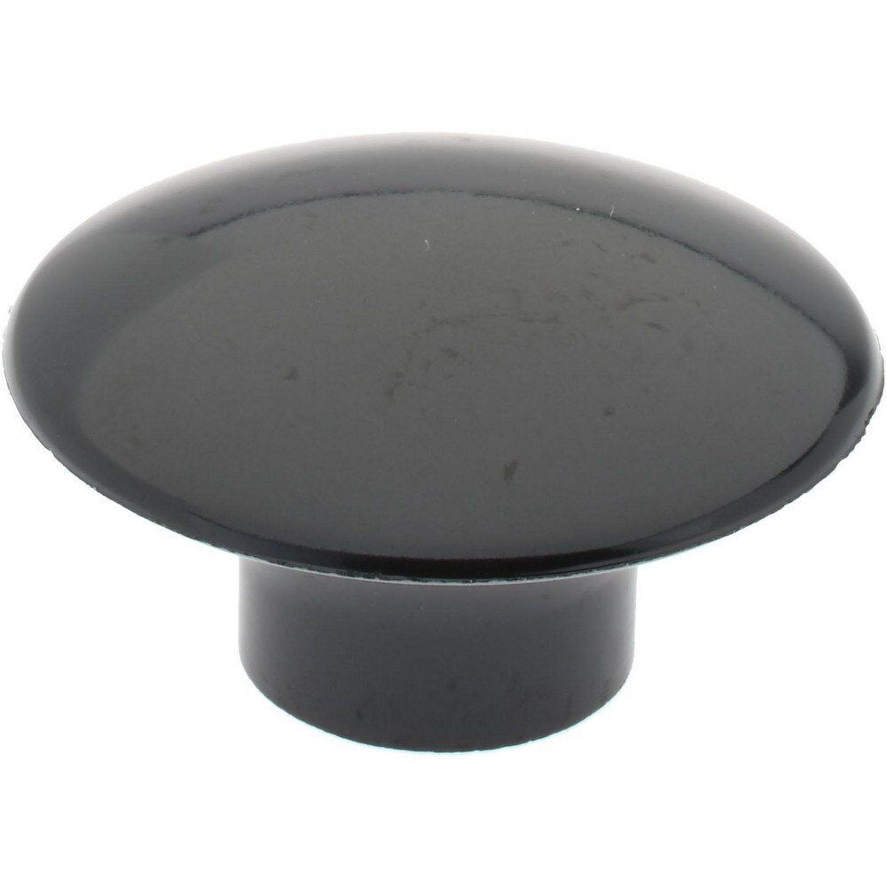 1-1/2" Head Diam, 5/16-24 Hole, 7/8" High, Phenolic, Threaded Hole, Push Pull Knob
