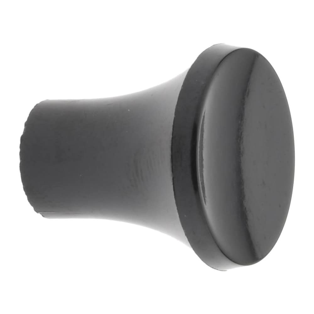 13/16" Head Diam, 10-32 Hole, 13/16" High, Phenolic, Threaded Hole, Push Pull Knob