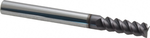 Accupro 3602500C11 Square End Mill: 1/4 Dia, 3/4 LOC, 1/4 Shank Dia, 2-1/2 OAL, 3 Flutes, Solid Carbide Image