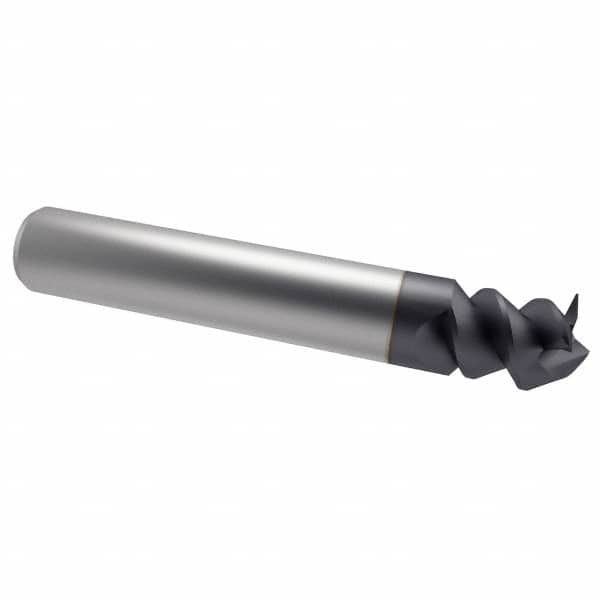 Accupro 360S3125C11 Square End Mill: 5/16 Dia, 7/16 LOC, 5/16 Shank Dia, 2 OAL, 3 Flutes, Solid Carbide 