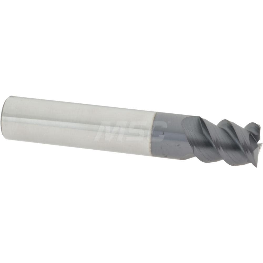 Accupro 360S4375C11 Square End Mill: 7/16 Dia, 9/16 LOC, 7/16 Shank Dia, 2-1/2 OAL, 3 Flutes, Solid Carbide Image