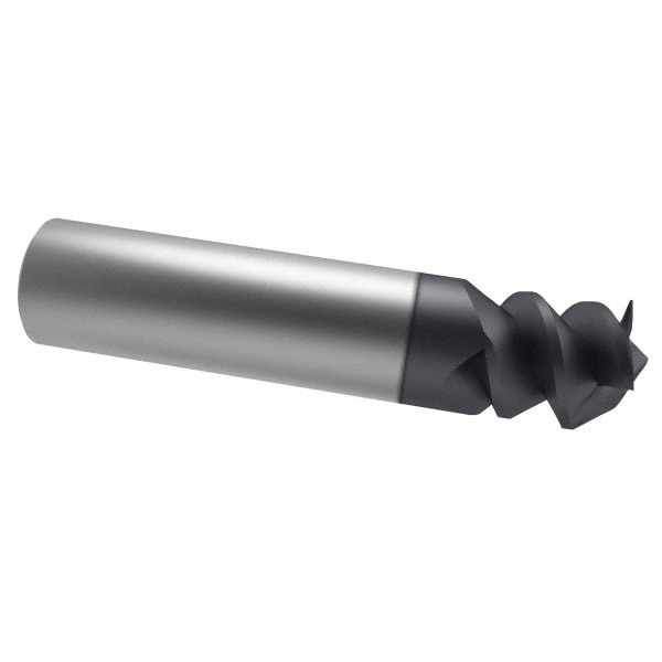 Accupro 360S5000C11 Square End Mill: 1/2 Dia, 5/8 LOC, 1/2 Shank Dia, 2-1/2 OAL, 3 Flutes, Solid Carbide Image